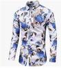 Venda direta de comércio exterior Cardigã masculino novo para Primavera e Outono camisa de manga comprida com impressão digital 3D camisa masculina plus size