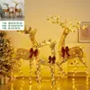 Decoração de Natal Boneco de Neve Rena de Natal Brilhante Cenário para Shopping Center Lobby de Hotel Enfeites Decorativos Grandes de Natal