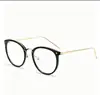 Monturas Redondas para Gafas con Remaches, Estilo Nuevo, Gafas Lisas Retro Anti-Luz Azul, Gafas Sin Graduación, Se Pueden Montar Lentes Graduadas, Monturas Redondas Artísticas