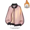 2026 HW26970 Forrado com Fleece Base Branca Cor Igual Base Igual Moletom Cardigan S-5X HW261187-Especial P42