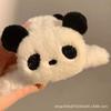 Horquilla de peluche de girasol para otoño e invierno, bonita horquilla de dibujos animados para estudiante, con forma de panda, con forma de tiburón y cabeza trasera, para niña pequeña.