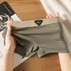 Pantalones Cortos de Seda Helada para Mujer Pantalones de Seda Helada para el Hogar de Mujer Pantalones de Seguridad de Cintura Media para Niñas Bragas Cómodas y Transpirables para Mujer