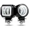 Ventas Directas de Fábrica Luces LED de Trabajo para Coche, Luces LED para Coche, Luces Antiniebla de Dos Colores, Luces para Parachoques Delantero Modificadas de Vehículos Todoterreno, Focos para Vehículos
