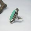 Mingcheng más vendido anillo turquesa retro europeo y americano para hombre y mujer anillo de compromiso de fiesta joyería transfronteriza