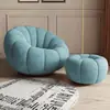 Sofá nórdico perezoso, popular silla de calabaza individual de tatami, sofá pequeño para apartamentos pequeños, dormitorio, balcón, reclinable de ocio