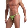 Ropa interior masculina de doble Ding, de imitación de cuero bronceado, sexy, tanga sexy, venta directa de fábrica transfronteriza.