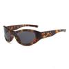 Gafas de Sol Mismo Estilo que Jenine Y2K Retro Sexy Sentido de Tecnología Futura Ciclismo al Aire Libre Gafas de Sol de Gama Alta para Mujeres