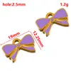 Colgante con Forma de Flor de Pez Mariposa de Acero Inoxidable, Goteo de Aceite Multicolor, Colgante para Collar Estilo DIY, Accesorios de Joyería