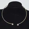 Fuente de comercio electrónico transfronterizo Europa y Estados Unidos elemento de cuello popular collar de diamantes lleno collar pulsera pendientes collar traje de tres piezas