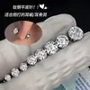 Amazon Aliexpress Ebay Acero Inoxidable Acero de Titanio Acero Médico Pendientes de Circonita de Cuatro Garras Tachuelas para Cartílago Auricular Joyería para Orejas T22
