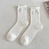 Calcetines Holgados Estilo Ballet para Mujer, Calcetines Finos de Verano hasta la Pantorrilla, Calcetines Miu-Style de Malla Transpirable con Puntos y Borde Enrollado Sin Costuras