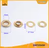 Fabricantes produzem espigões metálicos 1300# com diâmetro interno de 15,5mm, olhal de ar com aba bilateral, espigões BM10538#
