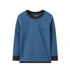 Roupa íntima térmica de lixamento dupla face jacquard infantil outono inverno meninos e meninas roupas de outono camisa base pijamas quentes infantis grandes