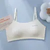 Ropa interior para niñas en etapa de desarrollo con copas fijas, Tops para estudiantes de secundaria, Niños mayores, Estudiantes de preparatoria y Mujeres jóvenes