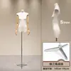 Soporte de Exhibición de Modelo de Cuerpo Plano Estilo Coreano Accesorios de Cuerpo Entero para Ropa de Mujer Pecho Plano de Cuerpo Medio Maniquí para Escaparate de Tienda de Ropa