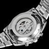 Una generación de t Winner Watch Reloj mecánico automático para hombre con hueco completo Reloj mecánico automático para hombre Correa de acero