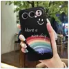Adequado para Capa de Celular Honor 500 Pro Versão Doméstica, Divertido e Fofo, À Prova de Poeira, Dissipação de Calor Digital, Proteção de Borda Completa para Casais, Vermelho