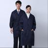 Casaco Azul Roupa de Trabalho Longa Masculina e Feminina Manga Longa Roupa de Proteção do Trabalho Casaco Camuflado Roupa de Fábrica Roupa de Manuseio Resistente ao Desgaste Personalização Publicitária