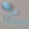 Encaje de poliéster de 3 cm, tejido hueco sin elasticidad, para ropa interior, paraguas, accesorios, encaje con flores, lazo de borde pequeño