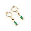 Colgante Clásico de Gota de Agua Pendientes de Castillo Móvil Hal Anime Pendientes de Disfraz Hal Cosplay