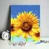 Venta al por mayor del fabricante Pintura al óleo digital DIY Pintura al óleo pintada a mano Flor Pintura al óleo Tulipán Rosa Colorear Pintura al óleo decorativa