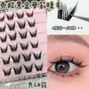 Cílios Postiços Transfronteiriços, Volume Grande, Estilo Loli Preto Dourado, Cílios Postiços Sem Cola, Espessos e Volumosos, Modernos e Estilosos, com uma Vibe Dinâmica