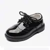 Zapatos de piel para niños zapato escolar para niños zapatos de piel Negro Kidsren's Performance Campus