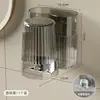 Suporte de escova de dentes de luxo para banheiro sem furar, montado na parede, porta-copo de enxaguante bucal para casal, porta-copo de escova de dentes