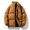Chaqueta de Invierno Gruesa para Hombre 2024 Estilo Nuevo Protección contra el Frío Cálida Moda Cuello Alto Chaqueta Acolchada para Hombre