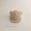 Gorros de Otoño e Invierno para Bebé Estilo Coreano Unisex Cálido Grueso de Pana Gorra de Béisbol para Bebés y Niños Pequeños Modernos