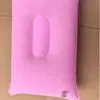 Almohada Inflable para Cuello con Airbag para Viajes Camping al Aire Libre Turismo Tres Esenciales Almohada de Avión Tipo Inflable de PVC Esencial de Viaje