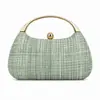 Bolsas de Mano Tejidas de Estilo de Noche Transfronterizas Europeas y Americanas, Bolso de Hombro Cruzado de Moda con Personalidad para Dama, Venta al por Mayor desde el Fabricante