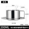 Taza Popular de Acero Inoxidable 304 Taza de Boca Aislada de Doble Capa Taza de Agua Taza para el Hogar Taza para Oficina Taza de Dibujo a Mano Taza de Café