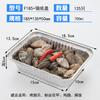 Caja de Papel de Aluminio para Barbacoa Rectangular Desechable Lonchera Cuenco de Papel de Aluminio Doméstico Redondo Engrosado Embalaje para Llevar Plato de Cena de Papel de Aluminio