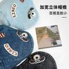 2024 Nuevo Perro Lindo Japonés Gorra Delantera Niños Primavera y Verano Mezclilla Vintage Todo Fósforo Mostrar Rostro Pequeño Gorra de Pintor Moda