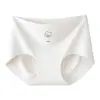 Pantalones sin costuras de seda de leche, Base de maquillaje líquida, Ropa interior deportiva sin costuras de oso pequeño para yoga, Panties sin costuras de seda helada de cintura media para mujer