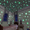 Pegatinas de Pared Geométricas Abstractas Tridimensionales Estilo Coreano 2026 Hechas de Plástico, Fluorescentes y Luminosas, para Decoración de Sala de Estar