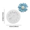 Flores sem Buracos Crisântemo Pequeno Zou Ju Molde de Silicone para Vela Sabão Resina Fundição Sabão Artesanal Molde de Gesso para Aromaterapia