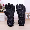 Guantes de Esquí de Invierno Ciclismo Montañismo Antideslizantes Pantalla Táctil Repelentes al Agua Deportes al Aire Libre Forrados de Felpa A prueba de Viento Cálidos