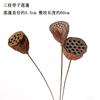 Buquê de Flores Secas Zen para Decoração de Casa Flor de Lótus de Algodão Inserida à Mão Adereços de Buda Decorações Criativas