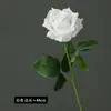Sensación de Alta Calidad Hidratante Rosa Artificial de un Solo Tallo Adorno de Decoración para Mesa de Comedor del Hogar Accesorio de Flor Artificial para Fotografía de Bodas