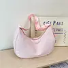 Bolso de mujer de gran capacidad, simple y elegante, estilo deportivo casual, bolso cruzado para estudiante, ligero, resistente al agua, tipo bolsa de albóndiga