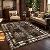 Alfombra persa para sala de estar transfronteriza, Alfombra resistente al polvo y a las manchas para mesa de café, Alfombra refrescante para mesita de noche de dormitorio, Tapete grueso de cobertura completa