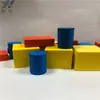 Cubos de Esponja de Varias Densidades Se Pueden Personalizar 40-50 mm Bloques de Construcción de Juguete para Niños Ladrillos de Yoga Eva Encriptado