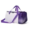 Bolsa de mão esportiva transfronteiriça, bolsa de ombro, bolsa de treinamento fitness com múltiplos compartimentos, bolsa de armazenamento dobrável de grande capacidade atacado