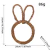 Anillo de Ratán de Rama Seca DIY Transfronterizo Material Tejido Guirnalda de Pascua Anillo de Ratán Floristería Anillo de Ratán Decoración Accesorios de Anillo Desnudo