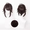 Peluca de cosplay del prisionero Luca de la quinta personalidad de Ling Qi, peluca de cosplay del juego Hattie Hair Top Tie Hair