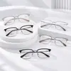 Nuevo Armazón para Lentes de Armazón Grande para Hombres de Negocios 56mm Casual Refinado Moda Armazón de Ceja Armazón Cuadrado Armazón para Lentes Venta al por Mayor