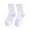 Meias femininas meias de primavera e verão listradas barras paralelas meias de moda universitária ins meias de pilha preto e branco meias de algodão meias por atacado