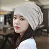 Sombrero de Mujer Baotou Sombrero de Primavera y Otoño Delgado Sombrero Turbante de Encaje de Moda Gorro de Aire Acondicionado de Felpa Pullover Transpirable Gorro de Noche de Postparto Invierno